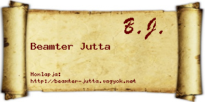 Beamter Jutta névjegykártya